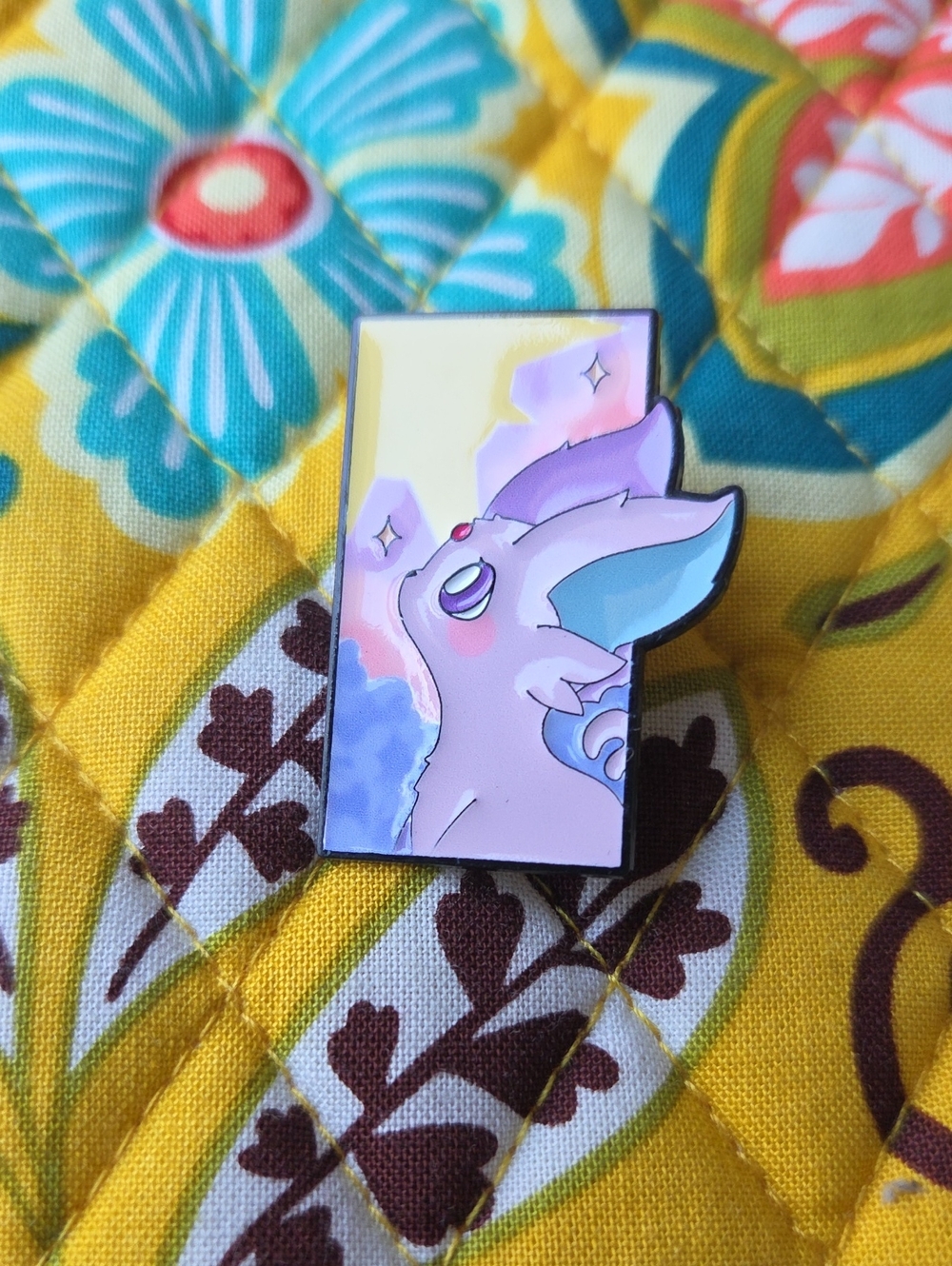 Pastel Purple Bunny Enamel Pin - Unbranded